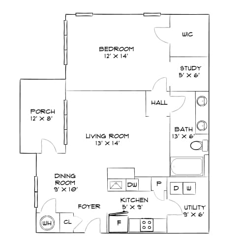 Floor Plan - Design 1B