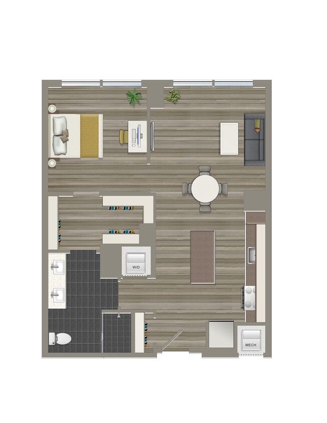 Floor Plan - 1-E