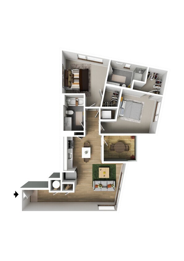 2 Bedroom Type A - 2 Bedroom Type A