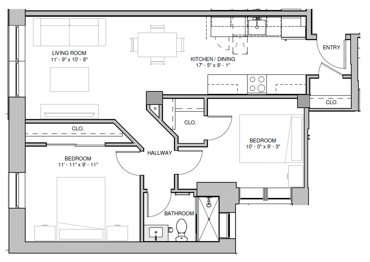 Floor Plan - 2B