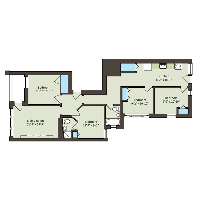 Floor Plan - 5335-4bB
