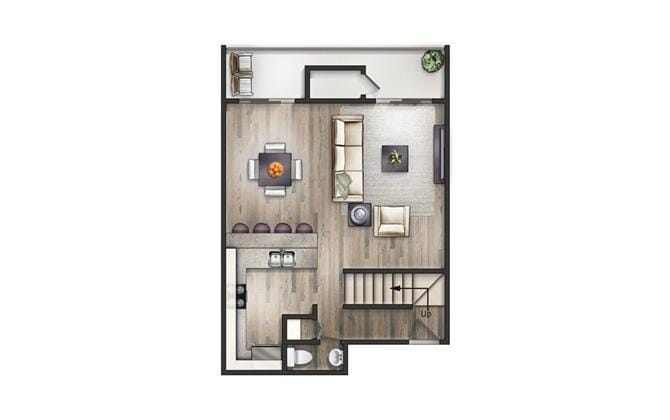Floor Plan - The Alexander II Newly Renovated