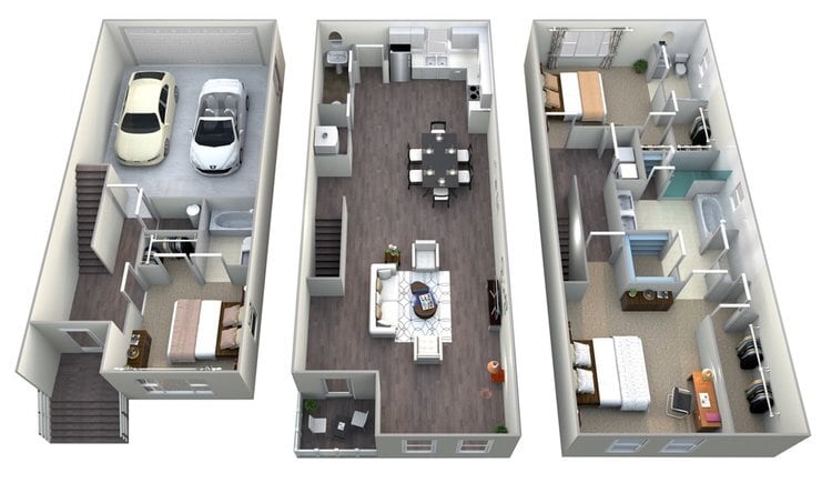 Floor Plan - CottageD