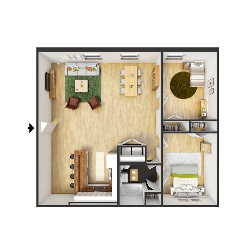 Floor Plan - The Bainbridge