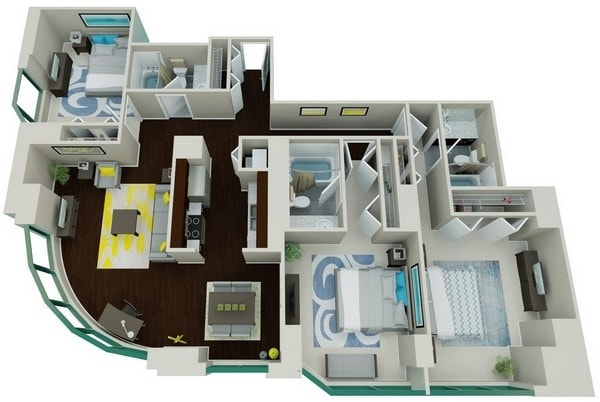 Floor Plan - 3E City View