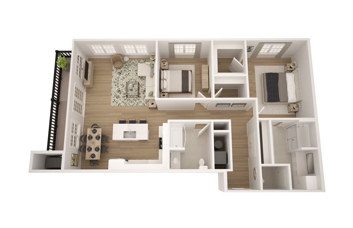 Floor Plan - I - 624 River Road Penthouse