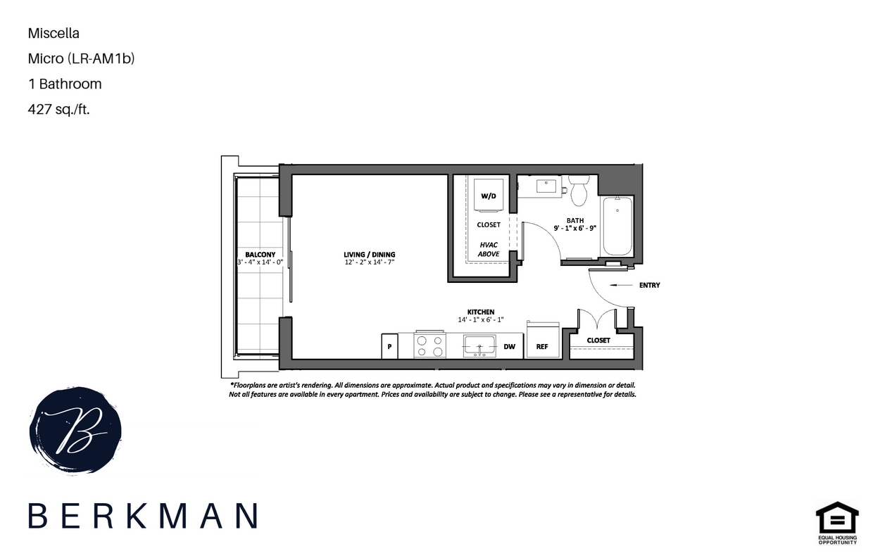 Floor Plan - Miscella + Balcony