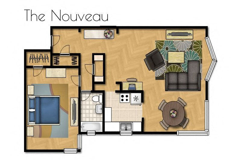 Floor Plan - The Nouveau