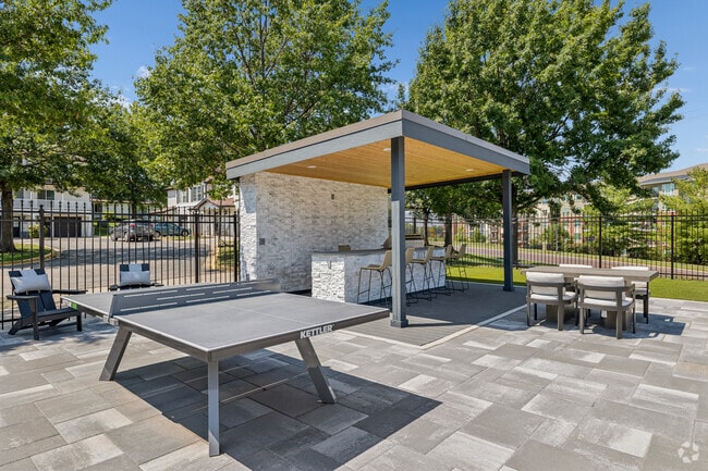 Grill and Game Area - The Louis Townhomes