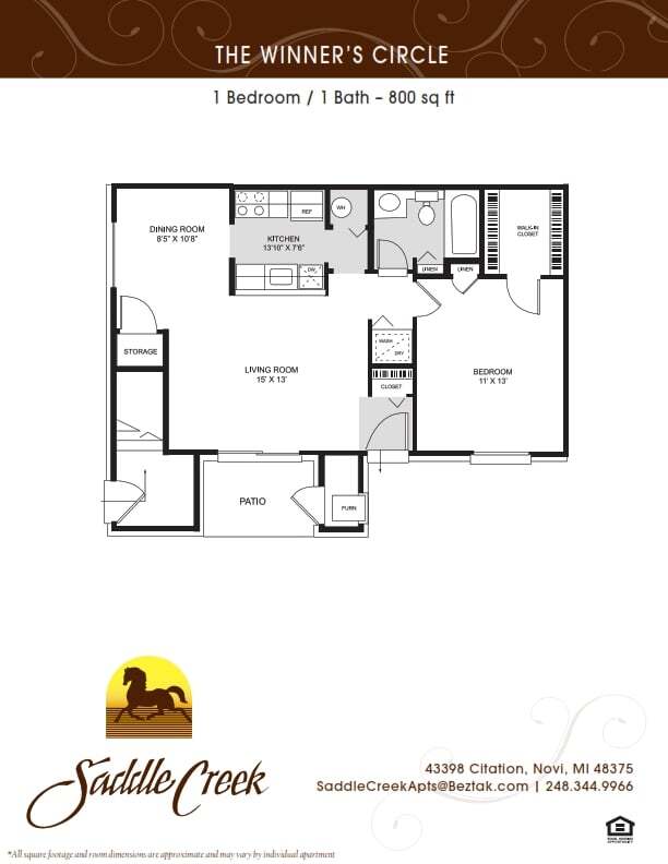 Floor Plan - Winners Circle