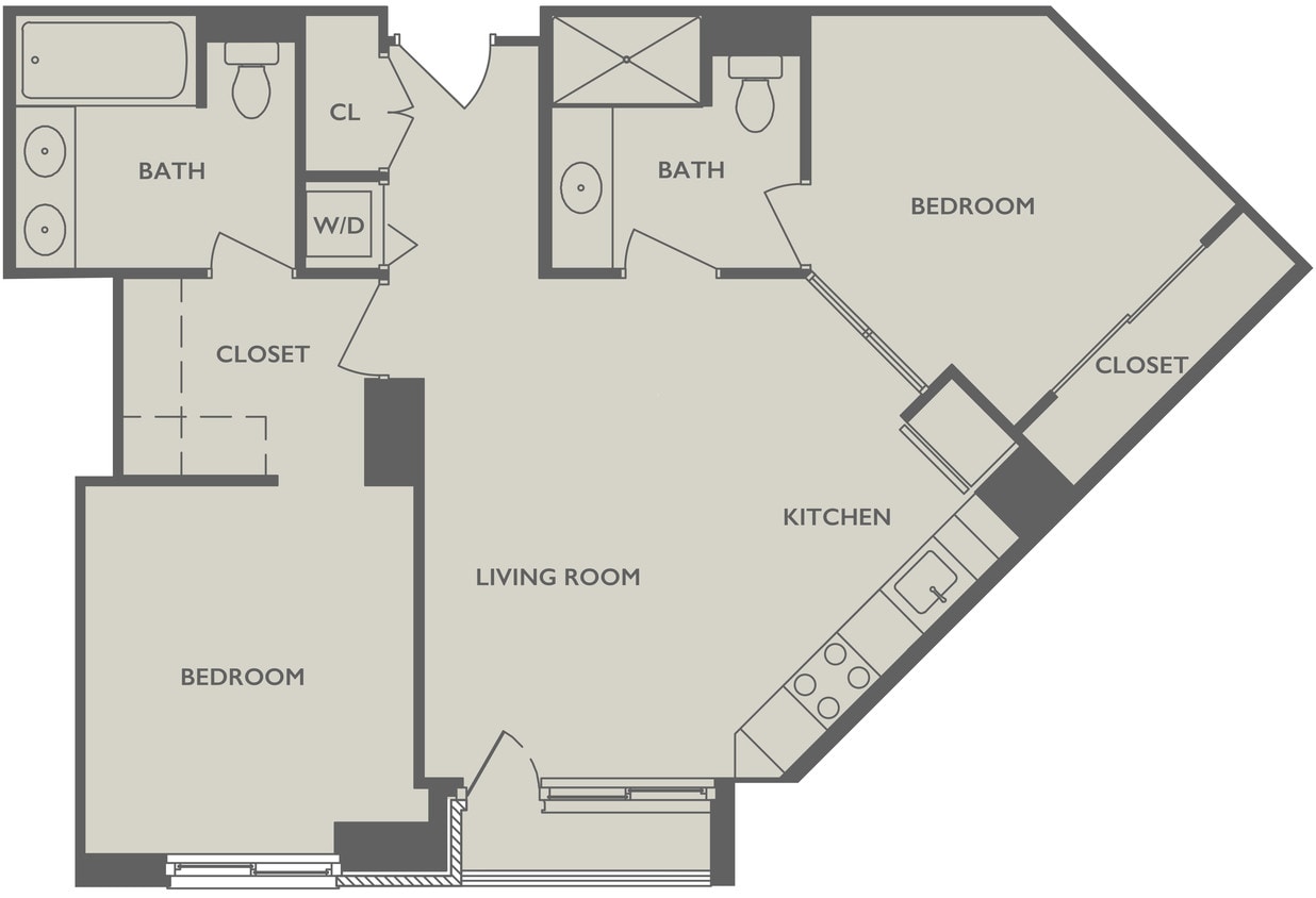 Floor Plan - Two Bedroom A