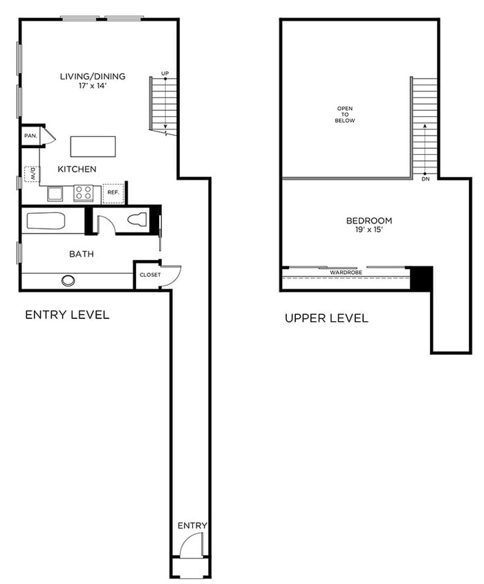The Rice - C1 - 1x1-PH - 1 Beds - 1 Baths - 1132 Sq. ft. - C1 - 1x1-PH