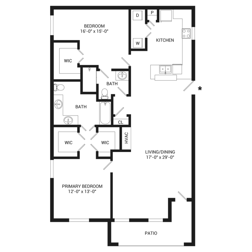 Floor Plan - The Fresco
