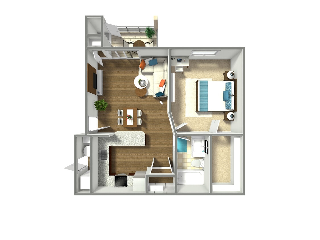 Trophy 1 bedroom - Level 1 - 3D Photo - 26243360 - Trophy