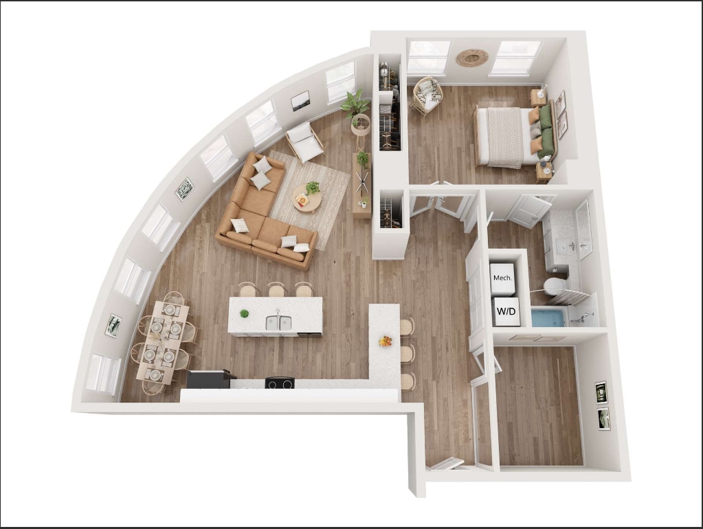 Floor Plan - Palm Leaf Suite