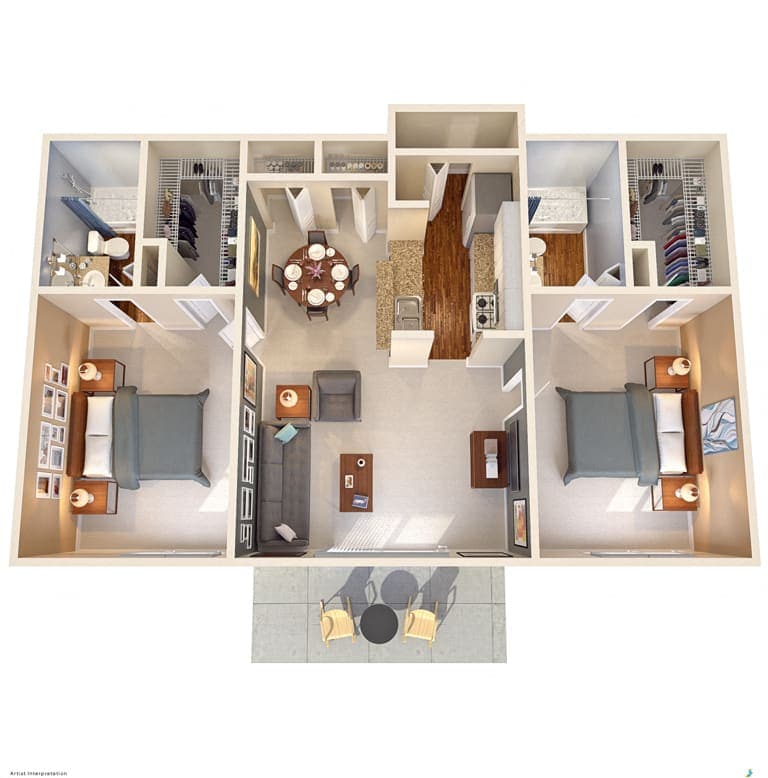 turtle pointe sagamore 917.jpg - 2 bed/2 bath