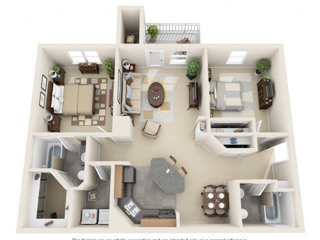 Floor Plan - The Calhoun