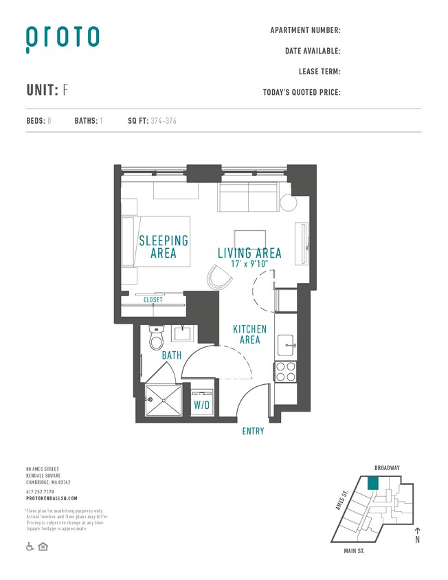 Floor Plan - Studio-F