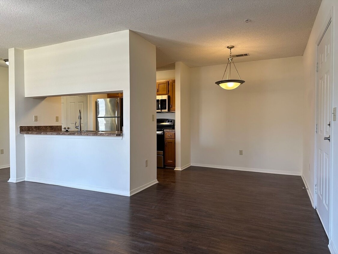 Floor Plan - 1BR/1B with a Balcony and storage- Oak Cabinets...