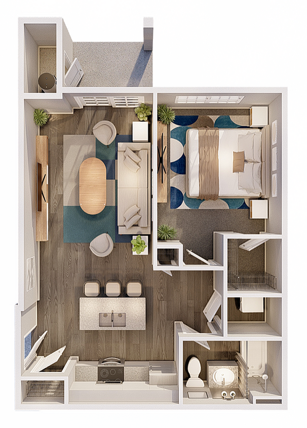 Maplewood 1 Bedroom 1 Bath - 1 Bedroom 1 Bathroom