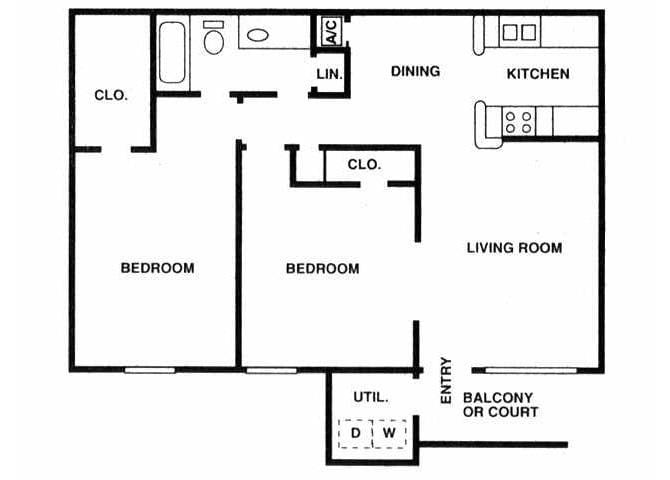 Floor Plan - B1 - Classic