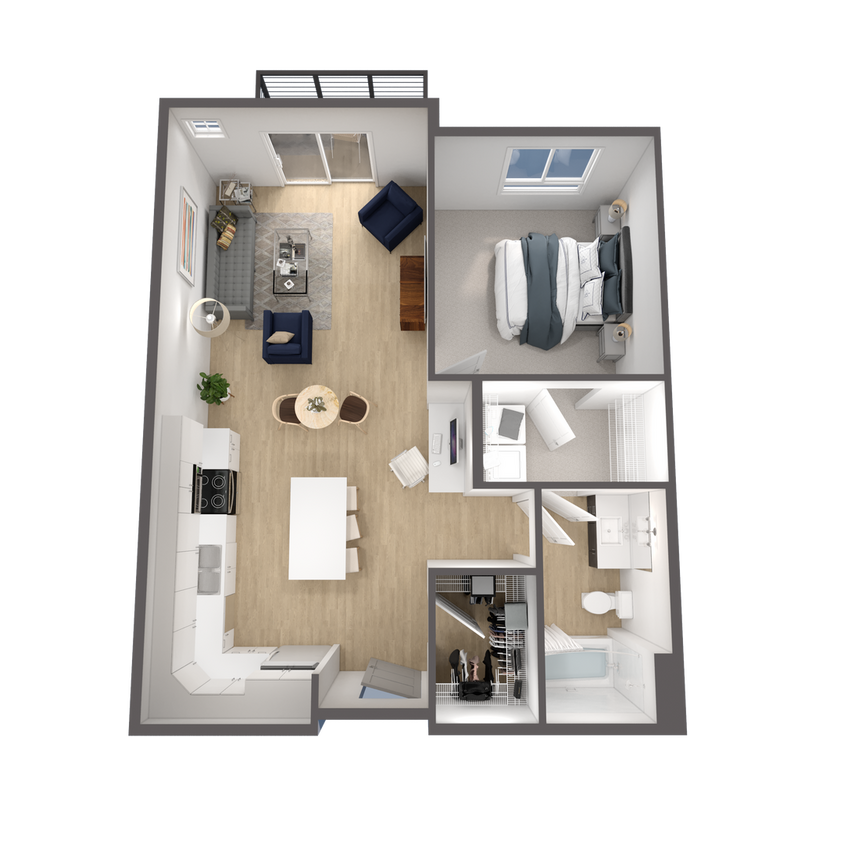 Floor Plan - Ashton (1B)