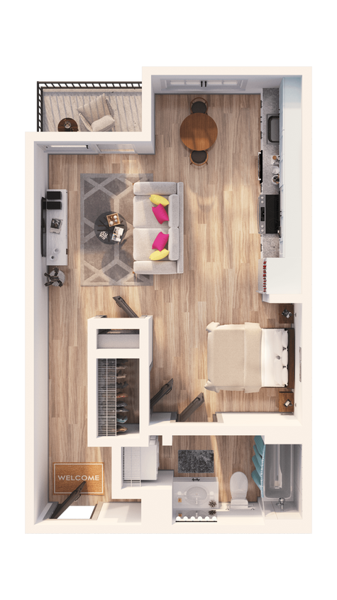Floor Plan - E2C - Affordable