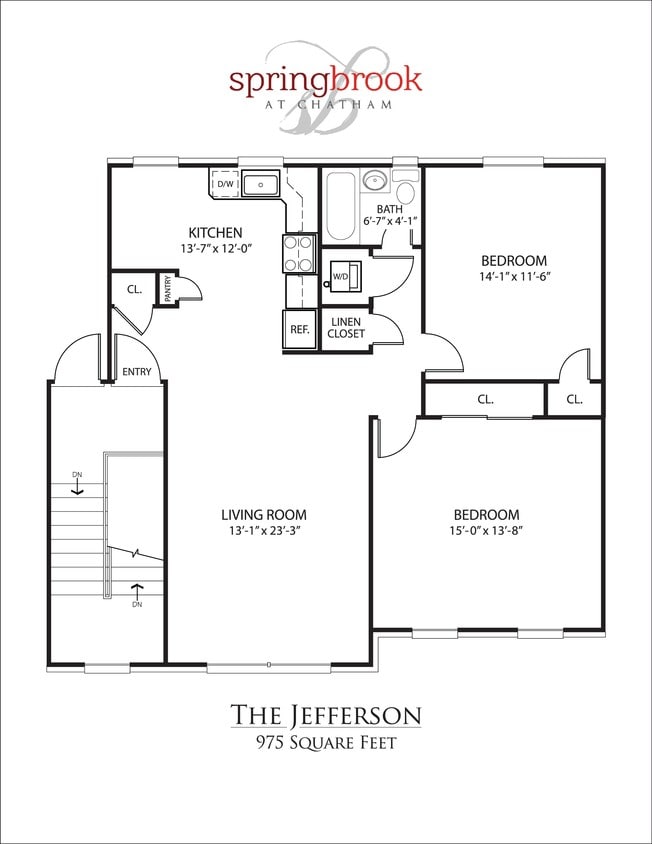 Floor Plan - The Jefferson