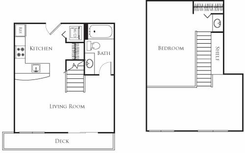 Floor Plan - Micro One Bed - LA4