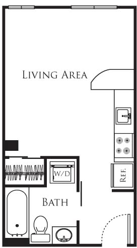 Floor Plan - Micro Studio C2B 202 - 302