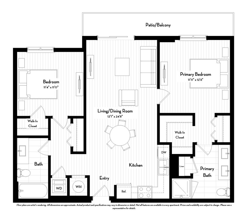 Floor Plan - B1.2W (Salary Requirements Apply)