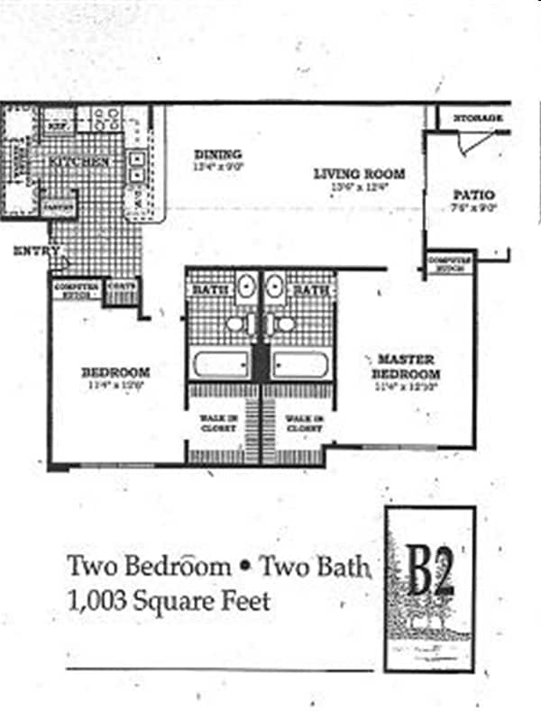 2BR/2BA - The Marina