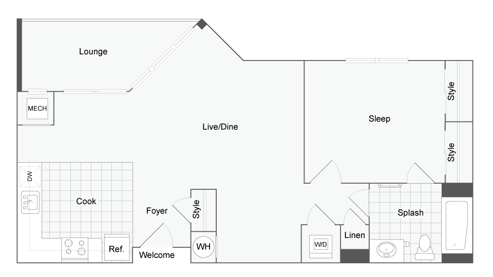 Floor Plan - Fairfield Affordable