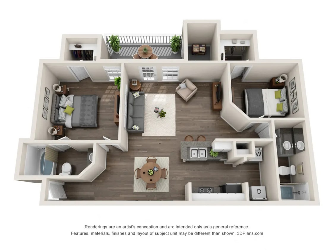 Floor Plan - The 1285