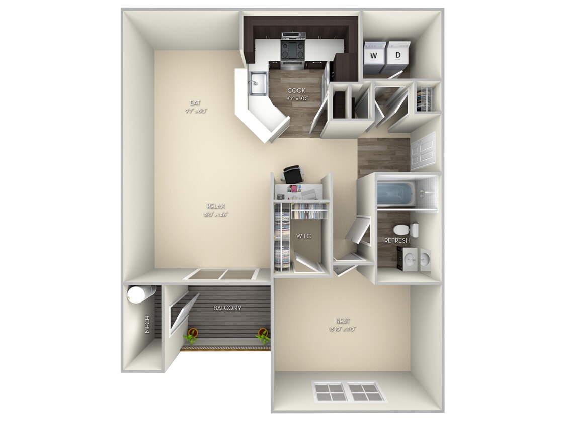 Floor Plan - The Dogwood