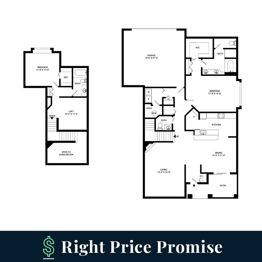 Floor Plan - Snowmass Townhome