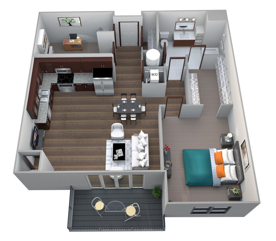 Floor Plan - Walnut with Den