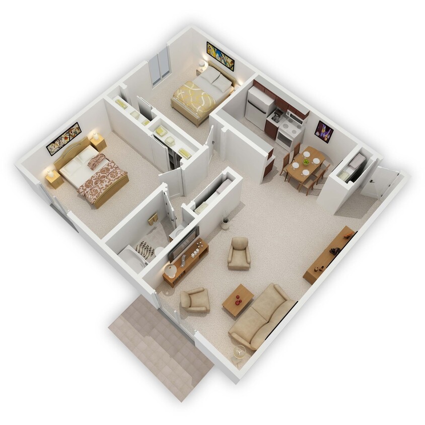 Floor Plan - 2 Bedroom