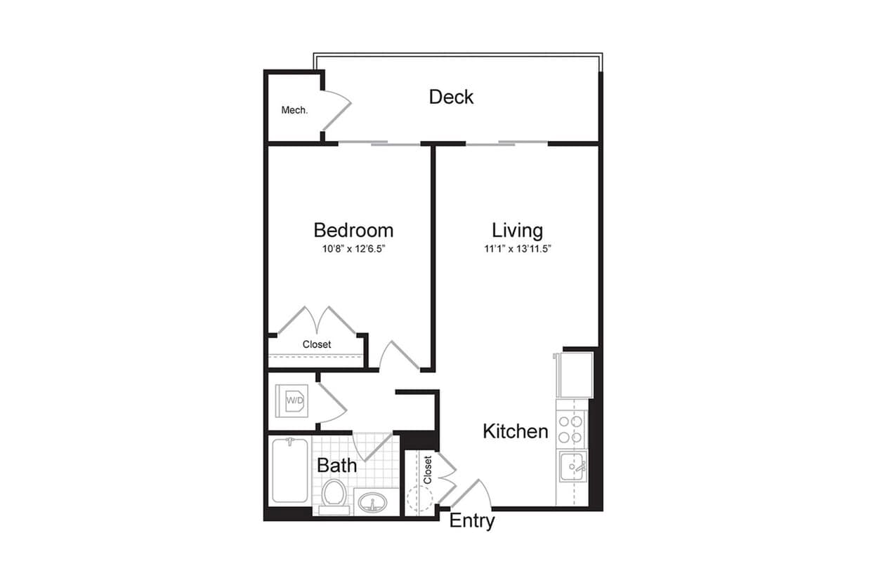 1-Bedroom 1-Bathroom | 627 sqft - 1-Bedroom 1-Bathroom | 627 sqft