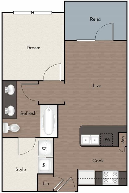 A1_Floorplan.jpg - 1 Bed X 1 Bath
