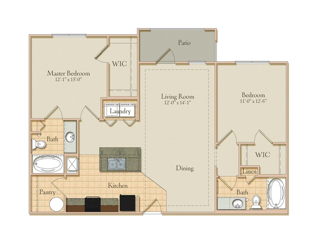 2BR 2BA Delux - B3