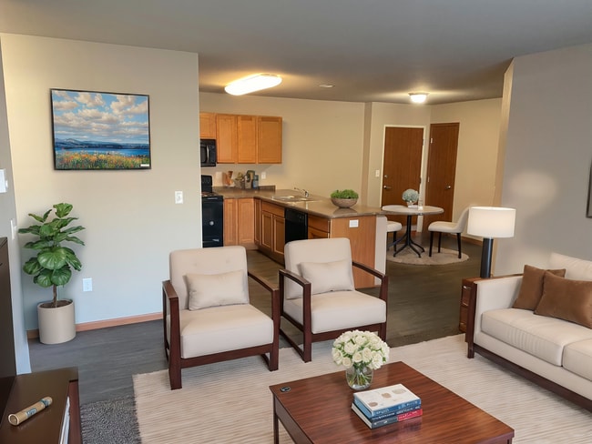 LIVING ROOM - Bakken Ridge Apartments