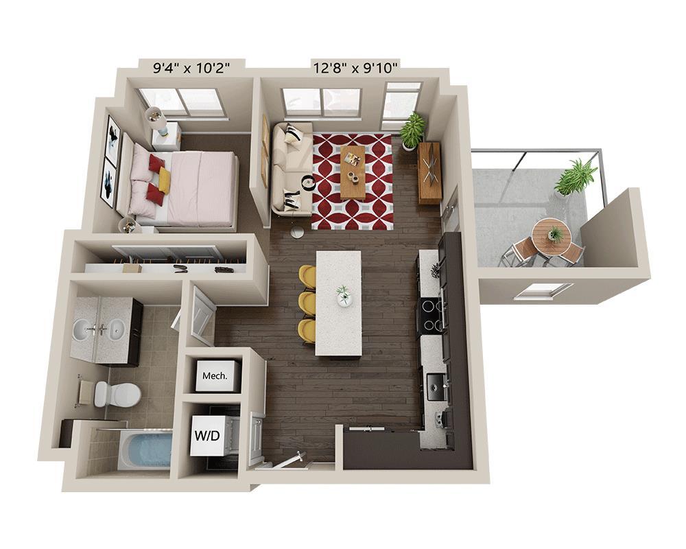 Floor Plan - Studio E1E