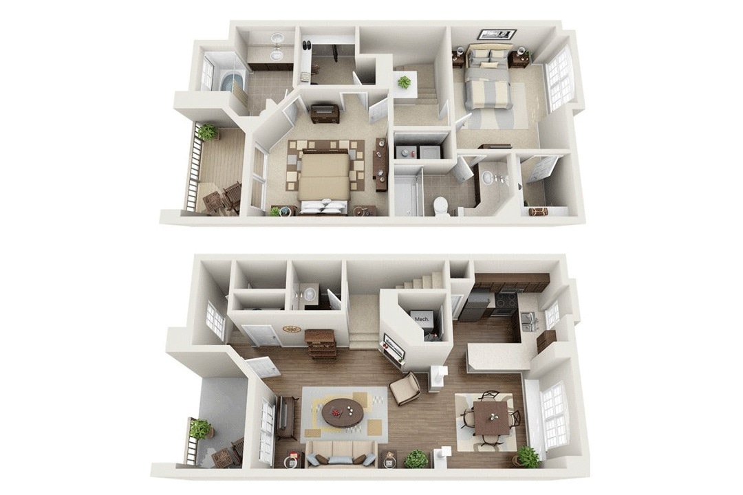 Floor Plan - Residence 9 Upgraded