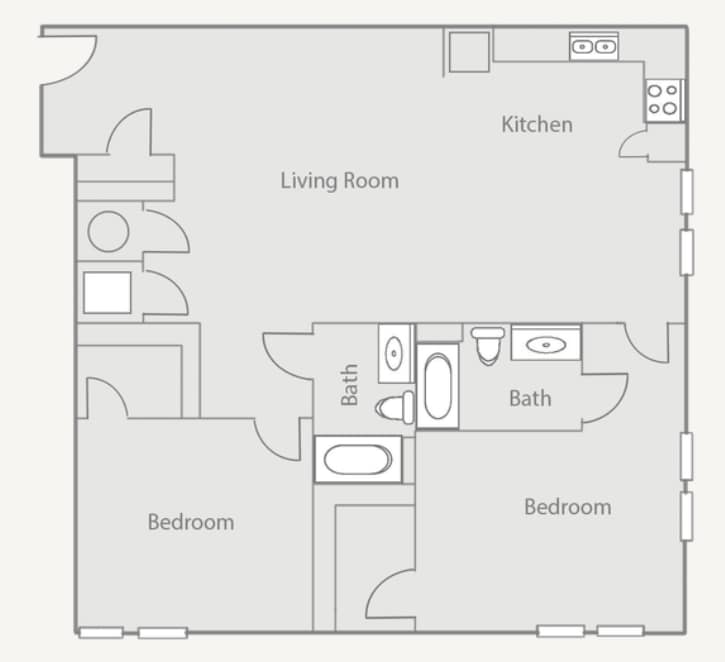 Floor Plan - B3A-B3B-B3C