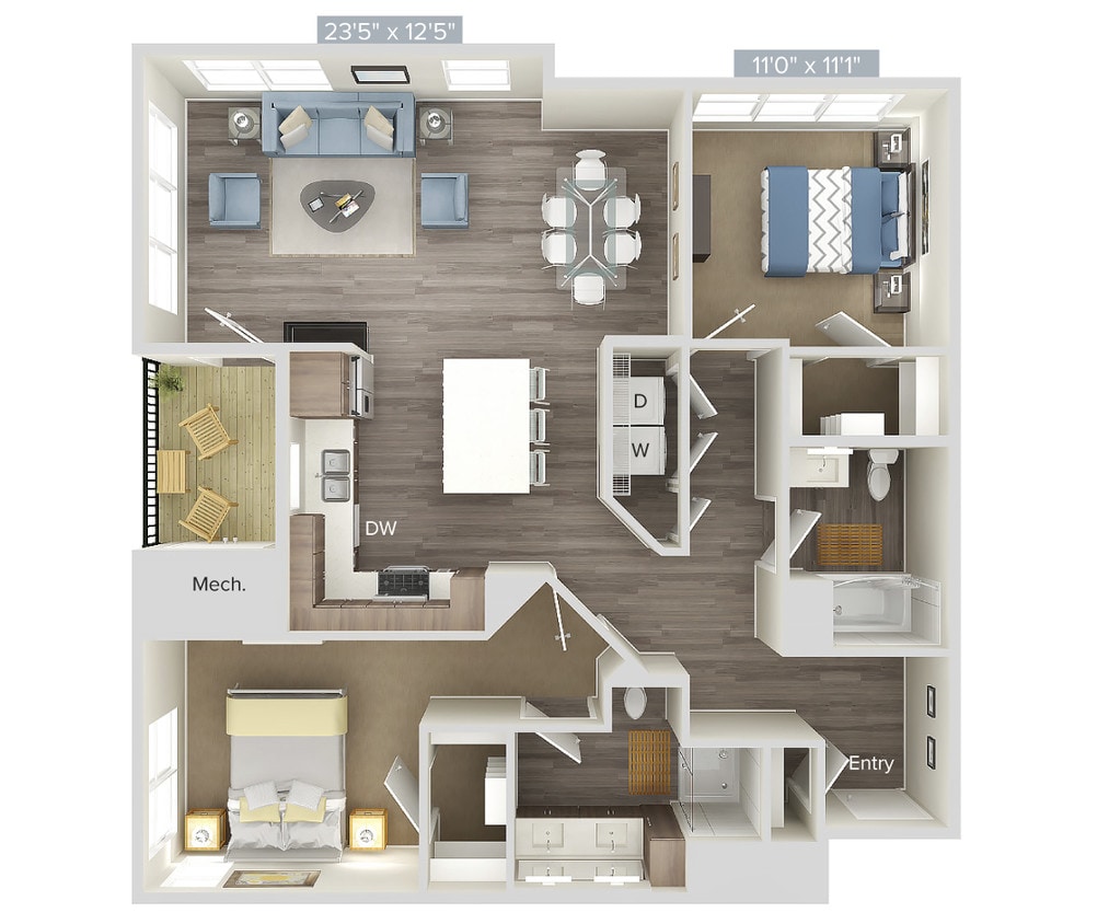 Floor Plan - B7-301-309