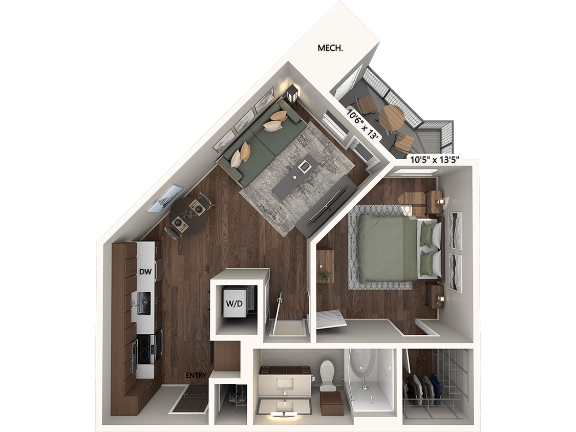 Floor Plan - A1 - Finish Package 1