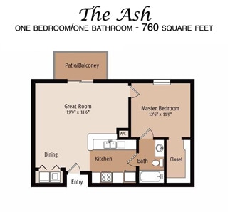 Floor Plan - The Ash