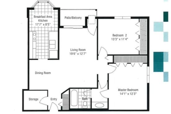 2 bedroom 1 bath - Hawthorne