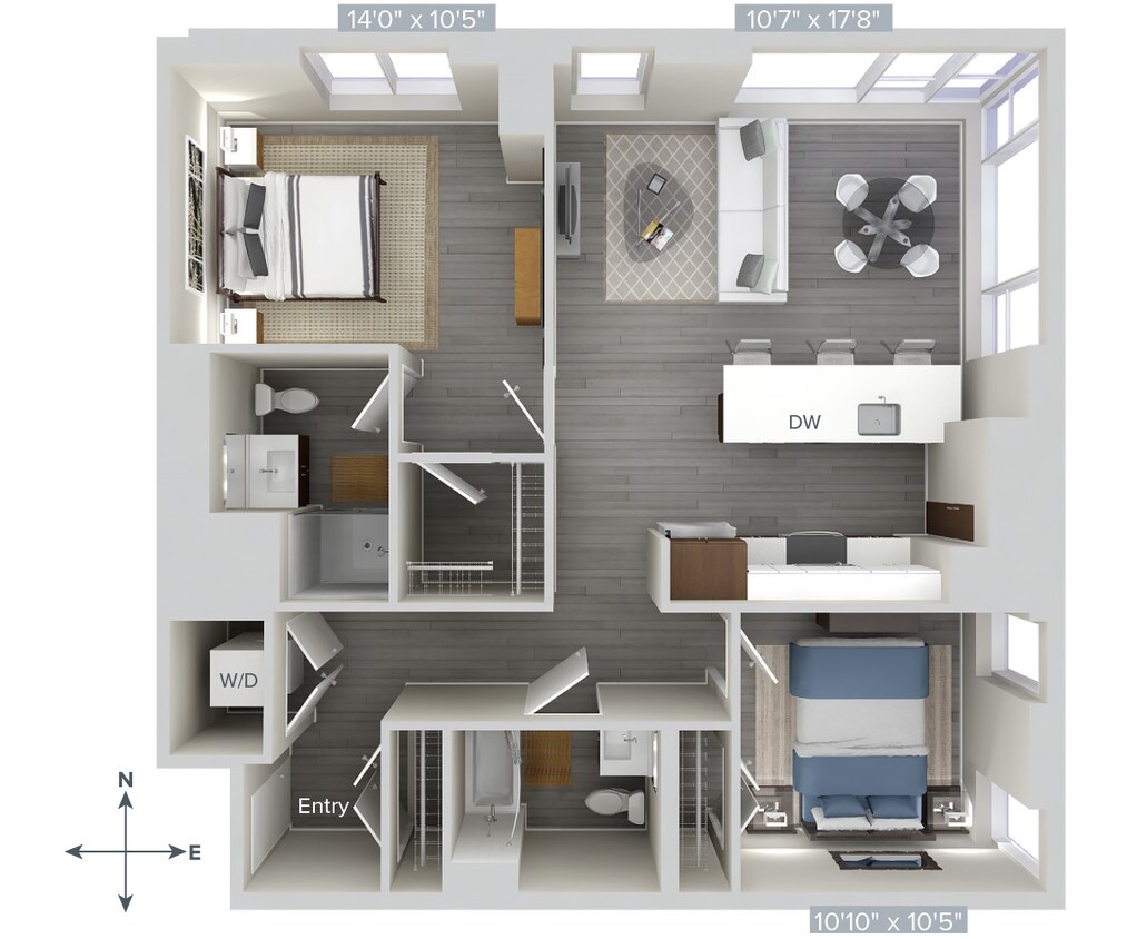 Floor Plan - B4-1081-Glass